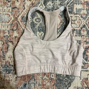 Outdoor voices light pink doing things bra